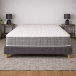 Sloomy Active 25 cm Deep Bonnell Sprung Mattress in Grey - Size: Super King - thumbnail 8