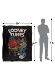 Warner Brothers Looney Tunes Officially Licensed Silky Touch Super Soft Throw Blanket 152 x 127 cm in White - thumbnail 5