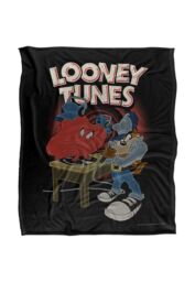 Warner Brothers Looney Tunes Officially Licensed Silky Touch Super Soft Throw Blanket 152 x 127 cm in White - thumbnail 1