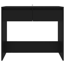 Berkfield Home Console Table Black 89x41x76.5 cm Steel - thumbnail 5