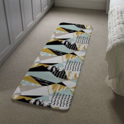 Benjamin Tate Design Geometric Shapes & Brush Strokes Runner Rug in Natural - Size: 67 cm x 230 cm - thumbnail 4