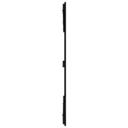 Berkfield Home Wall Headboard Black 185x3x110 cm Solid Wood Pine - Size: 185 x 3 x 110 cm - thumbnail 5