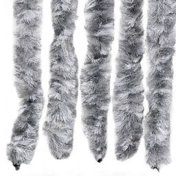 Berkfield Home Insect Curtain Silver 56x200 cm Chenille - thumbnail 5