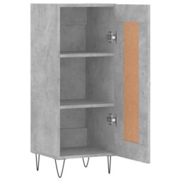 Berkfield Home Sideboard Concrete Grey 34.5x34x90 cm Engineered Wood - thumbnail 6