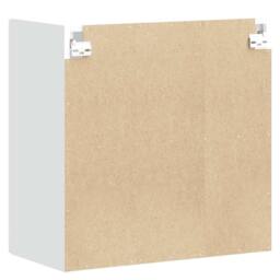 Berkfield Home Kitchen Wall Cabinet with Glass Door Kalmar White Engineered Wood - thumbnail 9