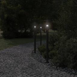Berkfield Home Outdoor Floor Lamp Black 100 cm Stainless Steel
