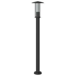 Berkfield Home Outdoor Floor Lamp Black 100 cm Stainless Steel - thumbnail 5
