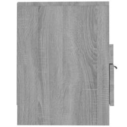Berkfield Home TV Cabinet Grey Sonoma 150x33.5x45 cm Engineered Wood - thumbnail 6