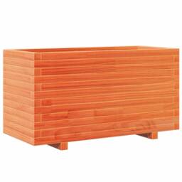 Berkfield Home Garden Planter Wax Brown 90x40x49.5 cm Solid Wood Pine - thumbnail 7
