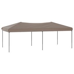 Berkfield Home Folding Party Tent Taupe 3x6 m in Beige - thumbnail 2
