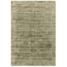 The Rug Shop UK Green Handmade Modern Plain Viscose Easy To Clean Area Rug - Size: 200 cm x 290 cm - thumbnail 1