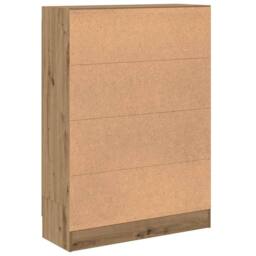 Berkfield Home Classic Book Cabinet Artisan Oak 82.5x30.5x115 cm Engineered Wood in Brown - thumbnail 8