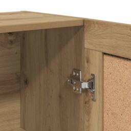 Berkfield Home Classic Book Cabinet Artisan Oak 82.5x30.5x115 cm Engineered Wood in Brown - thumbnail 9