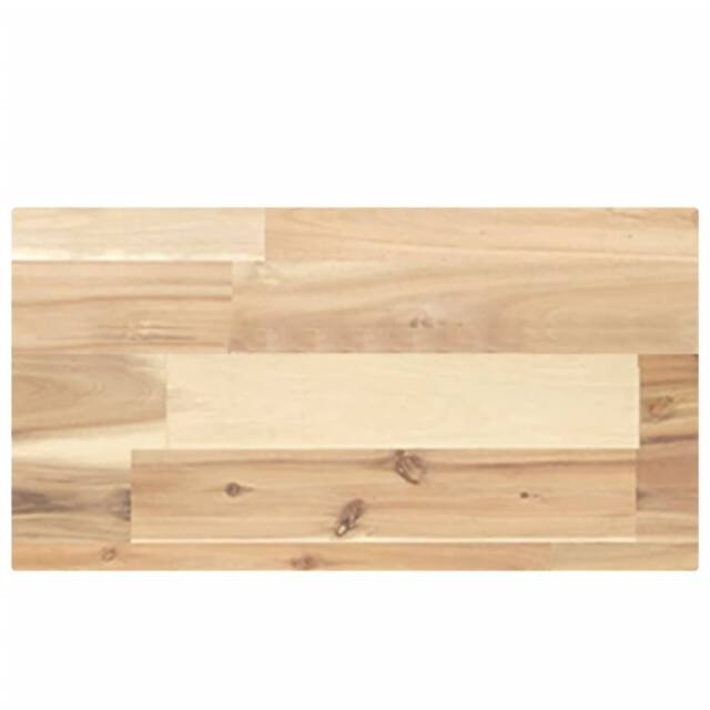 Berkfield Home Table Top 40x20x4 cm Rectangular Solid Wood Acacia in Brown - Size: 40 x 20 x 4 cm - image 1