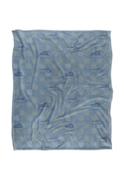 JQ Licensing Jl-Jp-Jq Billfish Fishing Compass Pattern Silky Touch Super Soft Throw Blanket 152 X 127 cm in White - thumbnail 1