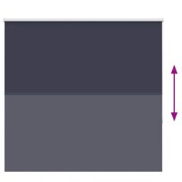 Berkfield Home Roller Blind Blackout Marine 145x150 cm Fabric Width 141.6 cm Polyester in Blue - thumbnail 5