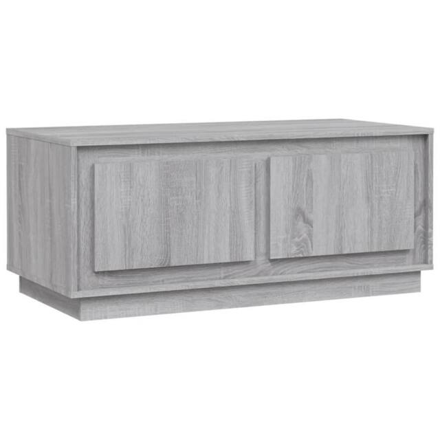 Berkfield Home Coffee Table Grey Sonoma 102x50x44 cm Engineered Wood - Size: 102 x 50 x 44 cm - image 1