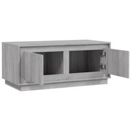 Berkfield Home Coffee Table Grey Sonoma 102x50x44 cm Engineered Wood - Size: 102 x 50 x 44 cm - thumbnail 7