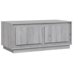 Berkfield Home Coffee Table Grey Sonoma 102x50x44 cm Engineered Wood - Size: 102 x 50 x 44 cm