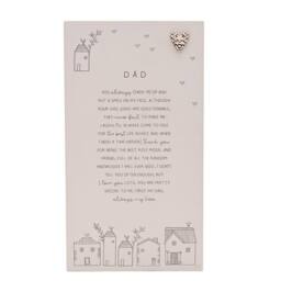 Moments Men's Standing Verse Plaque Dad in Off-White - thumbnail 3