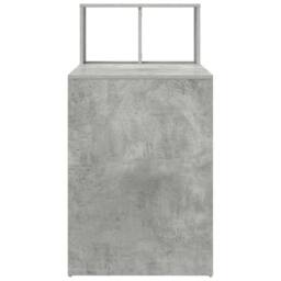 Berkfield Home Writing Desk Concrete Grey Engineered wood with a concrete finish - thumbnail 6