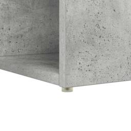 Berkfield Home Writing Desk Concrete Grey Engineered wood with a concrete finish - thumbnail 9