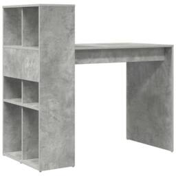 Berkfield Home Writing Desk Concrete Grey Engineered wood with a concrete finish - thumbnail 7