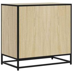 Berkfield Home Elegant Drawer Cabinet Sonoma Oak 70x41x70 cm Engineered Wood in Natural - Size: 70 x 41 x 70 cm - thumbnail 7