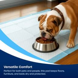volila Triple Layer Incontinence Bed Pads 60cm x 90cm Soft Absorbent in Aqua - Size: 60 cm x 90 cm - thumbnail 5