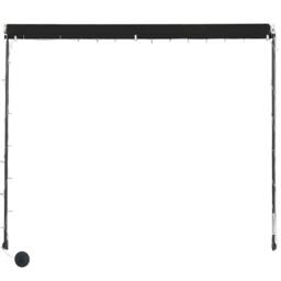Berkfield Home Retractable Awning with LED 250x150 cm Anthracite in Black - thumbnail 5