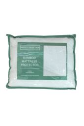 BHS Bamboo Mattress Protector in White - Size: Super King - thumbnail 2
