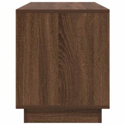 Berkfield Home TV Cabinet with LED Lights Brown Oak 100x41x50 cm - Size: 100 x 41 x 50 cm - thumbnail 8