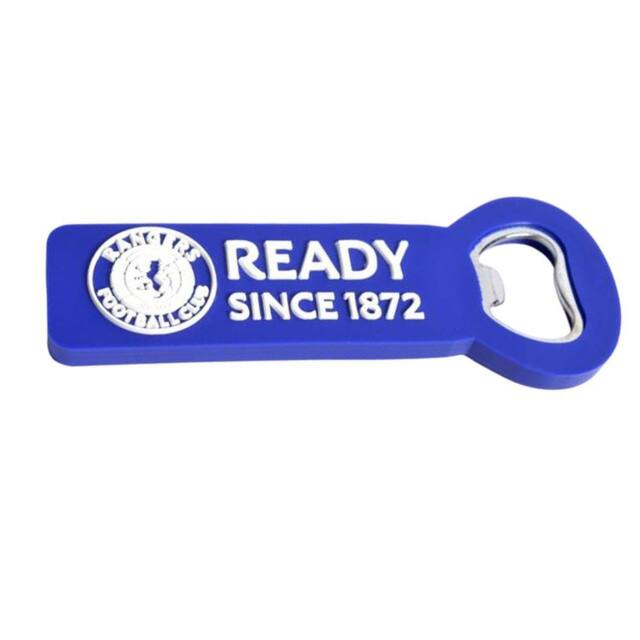 Rangers FC Ready Since 1872 Crest Bottle Opener Fridge Magnet in Blue - image 1