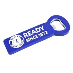 Rangers FC Ready Since 1872 Crest Bottle Opener Fridge Magnet in Blue - thumbnail 2