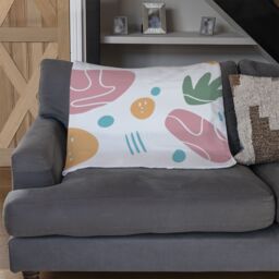 Benjamin Tate Design Abstract nature illustrations Designer Blanket in Natural - Size: 120 cm x 150 cm - thumbnail 2