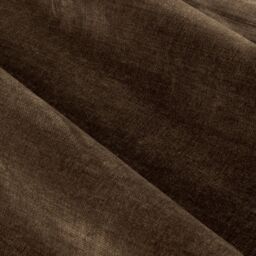 Yard Heavy Chenille Velvet Room Darkening Eyelet Curtain Pair in Brown - Size: 168 cm width x 183 cm drop - thumbnail 5