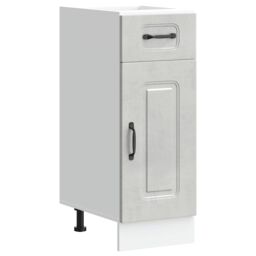 Berkfield Home Kitchen Base Cabinet Kalmar Concrete Grey Engineered Wood - thumbnail 2