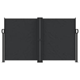 Berkfield Home Retractable Side Awning Black 140x1000 cm - thumbnail 3