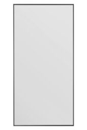 "MirrorOutlet Black Aluminium Edged Wall Mirror 79"" X 39"" (200CM X 100CM) - Size: 1 Pack" - thumbnail 3
