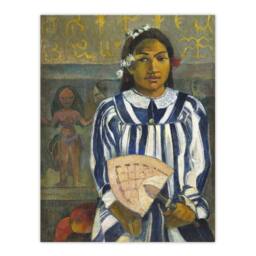 Artery8 Paul Gauguin The Ancestors of Tehamana Oil Painting Framed Art Print - Size: A3 - thumbnail 3