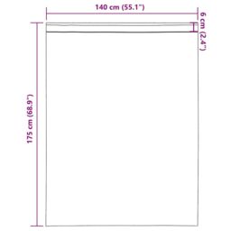 Berkfield Home Voile Curtains with Rod Pockets 2 pcs Orange - thumbnail 9
