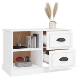 Berkfield Home TV Cabinet White 73x35.5x47.5 cm Engineered Wood - thumbnail 5