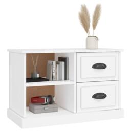 Berkfield Home TV Cabinet White 73x35.5x47.5 cm Engineered Wood - thumbnail 4