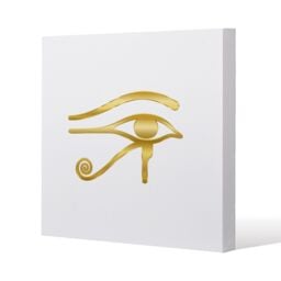 Benjamin Tate Design Eye Of Horus (Canvas Print) / 114 x 114 x 4cm in Natural - Size: 114 x 114 x 4 cm - thumbnail 1