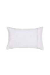 Murmur 'Catherine' Cotton Percale Standard Pillowcase in Ivory - Size: Standard Pillow Case - thumbnail 1