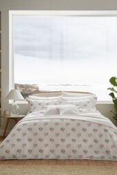 Murmur 'Catherine' Cotton Percale Standard Pillowcase in Ivory - Size: Standard Pillow Case - thumbnail 3