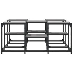Berkfield Home Coffee Table Grey Sonoma 91x91x40 cm Engineered Wood - Size: 91 x 91 x 40 cm - thumbnail 5