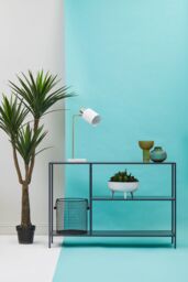 Orsina Functional Design Grey Metal Console Table, Stylish Hallway Table For Livingroom, Spacious Modern Table - thumbnail 2