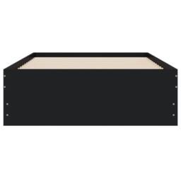 Berkfield Home Modern Bed Frame with Drawers without Mattress Black 90x190 cm Single - thumbnail 6