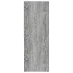 Berkfield Home Modern Book Cabinet Grey Sonoma 67x24x161 cm Engineered Wood - Size: 67 x 24 x 161 cm - thumbnail 7